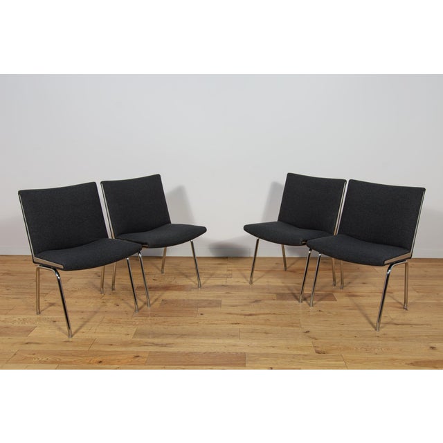 1950s Model AP-38 Airport Chairs by Hans J. Wegner for Ap Stolen, Denmark, 1950s, Set of 4 For Sale - Image 5 of 18