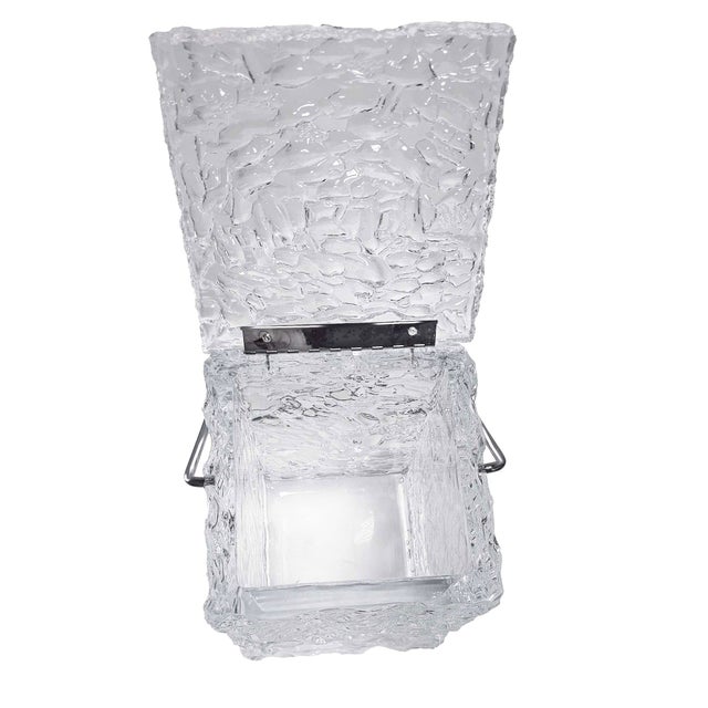 Grainware Carlisle "Block of Ice" Lucite Ice Bucket For Sale - Image 4 of 5
