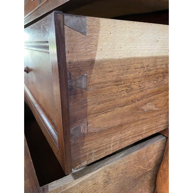 Empire Baluster Commode in Walnut For Sale - Image 9 of 11