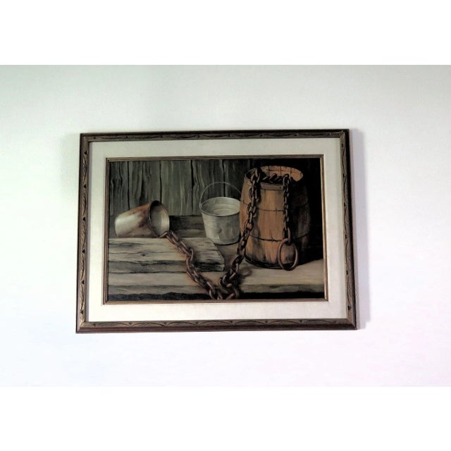 Andrew Wyeth Andrew Wyeth Style Painting by Artist K. Guzevich For Sale - Image 4 of 5