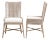 Essentials For Living Overlay Fabric Dining Chairs - Set of 2 For Sale
