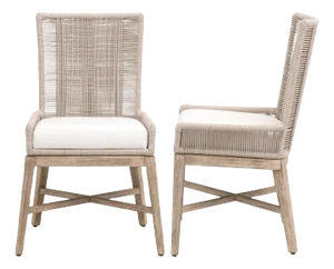 Essentials For Living Overlay Fabric Dining Chairs - Set of 2
