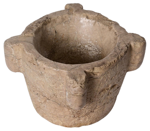 Antique Tuscan Medieval Mortar in Nembro Marble, Italy