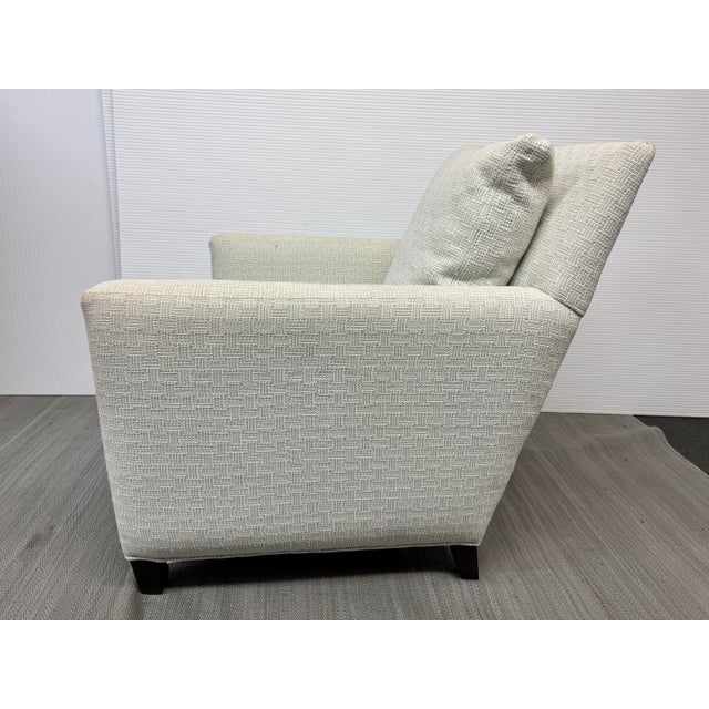 Custom HMS Furniture for Sunrise Home Arm Chair + Ottoman For Sale - Image 12 of 14