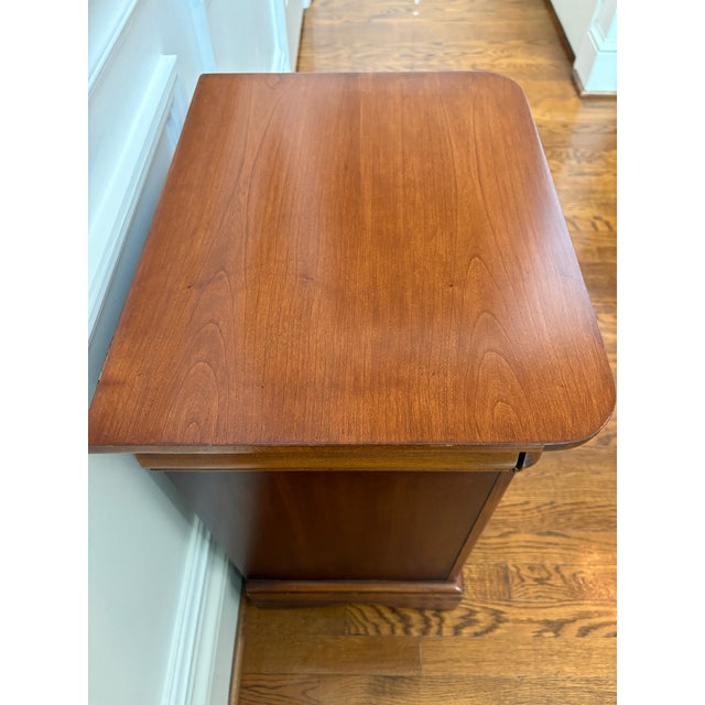 French Provincial Lexington French Provincial Cherry Nightstand Chez Michelle For Sale - Image 3 of 12