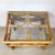 Late 20th Century Vintage Bent Rattan & Glass Side Table With Arch Apron Detail, Circa 1970s–1980s For Sale - Image 5 of 12