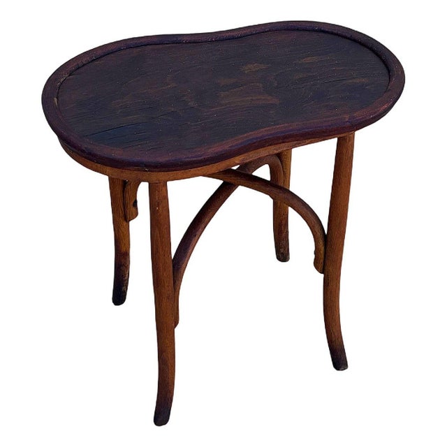 Late Victorian Bentwood Bidet Stand With Lid Side Table by Thonet For Sale - Image 4 of 8