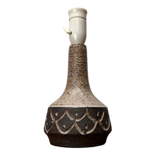Mid-Century Modern Danish Studio Pottery Table Lamp from Lovemose, 1960s For Sale