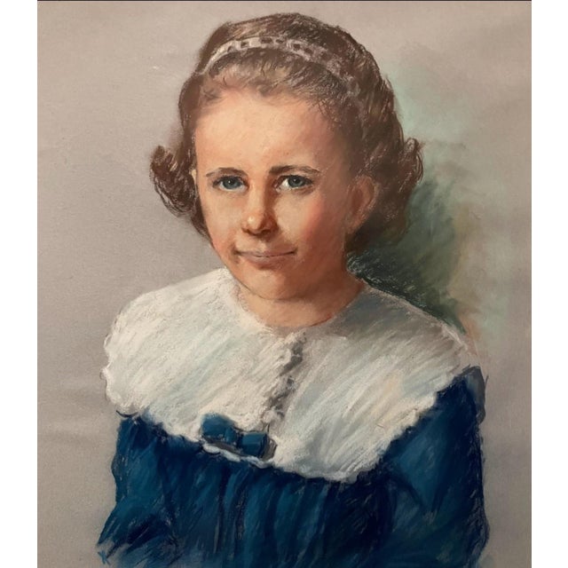 Presented is an original 1968 pastel portrait by renowned American illustrator Mark Miller. Known for his work in...
