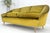 Italian MId Century Modern Gold Velvet Upholstery Cloud Shape Sofa Cast Brass For Sale - Image 12 of 12