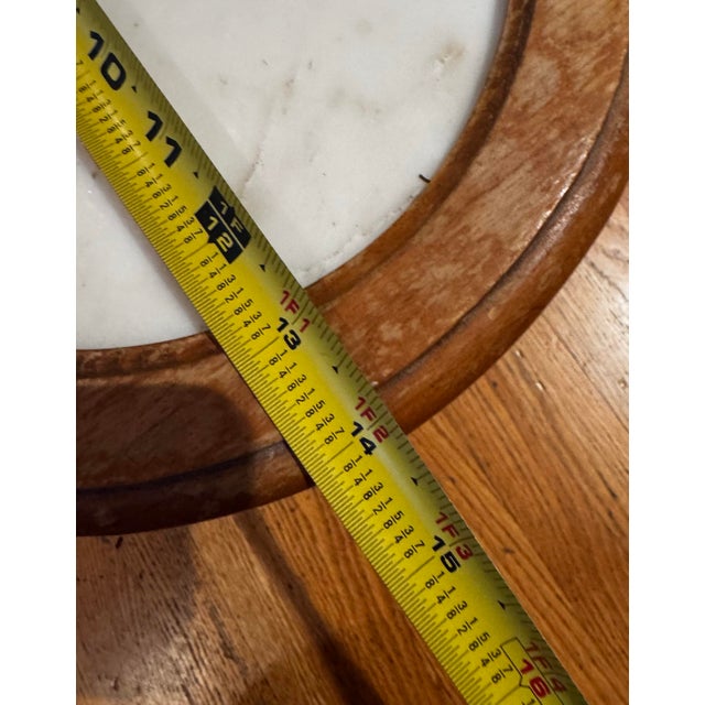 Vintage Louis XV Style Marble Top Accent Table For Sale - Image 9 of 12