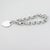 Metal Vintage Tiffany & Co Sterling Silver Cable Link Bracelet With Heart Tag / Charm For Sale - Image 7 of 11