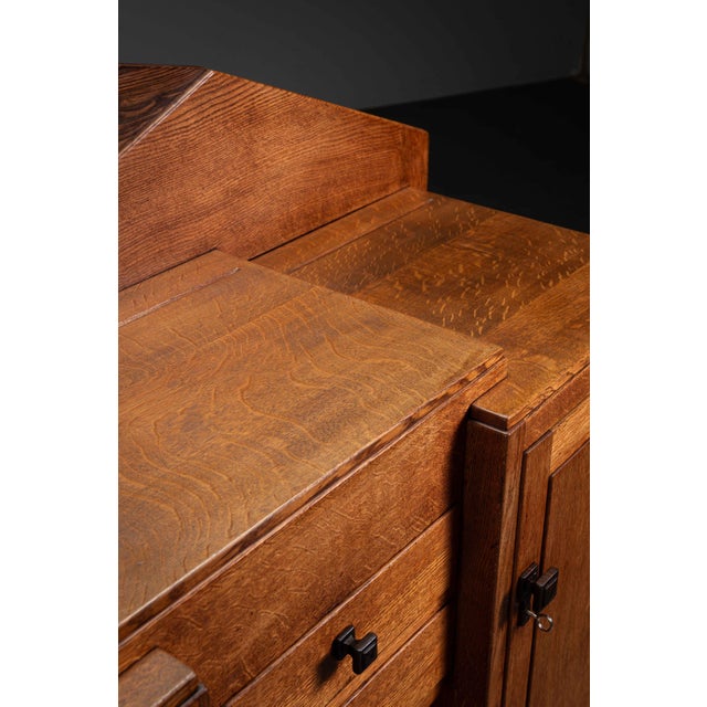 Amsterdam School Cabinet, 1920s For Sale - Image 10 of 18
