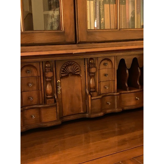 1980s Vintage Monitor Furniture Company Secretary Desk Chairish