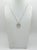 Early 21st Century White Round Diamond Open Heart Necklace in 14k White Gold For Sale - Image 5 of 7