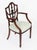 Antique Federal Revival Shield Back Armchairs, 1920s, Set of 2 For Sale - Image 3 of 14
