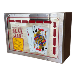 Vintage Electronic Black Jack Mirrored Game Panel