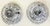 Chrome Matching Pair of Vintage-Style Crystal Flush Mount Ceiling Lights / Chandelier For Sale - Image 8 of 14