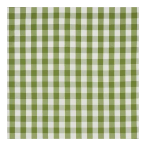 Schumacher Camden Cotton Check Fabric in Leaf