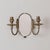 1940s Pair of French Brass and Mirror Sconces For Sale - Image 12 of 15