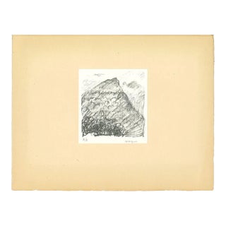 Albert Marquet, Mountain, Original Lithograph, Early 20th Century For Sale