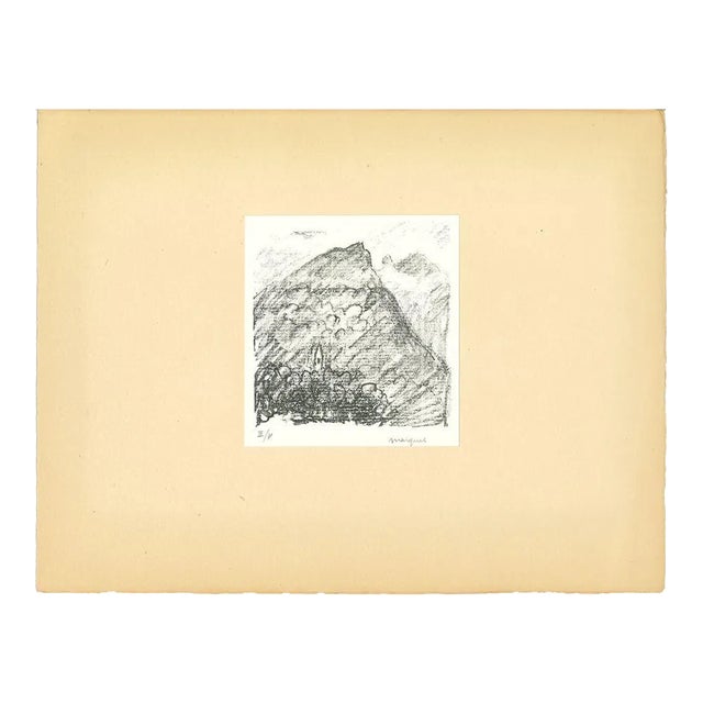 Albert Marquet, Mountain, Original Lithograph, Early 20th Century For Sale