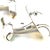 Silver 1990s Pair of Georg Jensen Estate Bambo Cufflinks Sterling Silver For Sale - Image 8 of 13