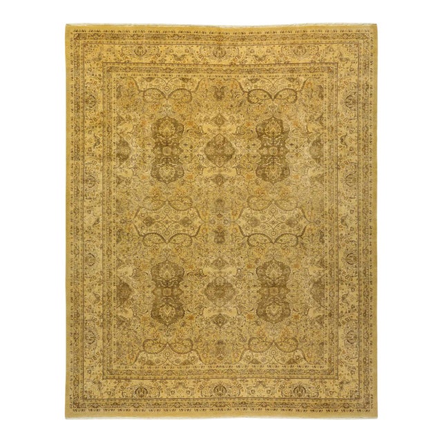 Mogul Collection Hand-Knotted Area Rug - Gold Collection 8' 1" X 10' 1" For Sale