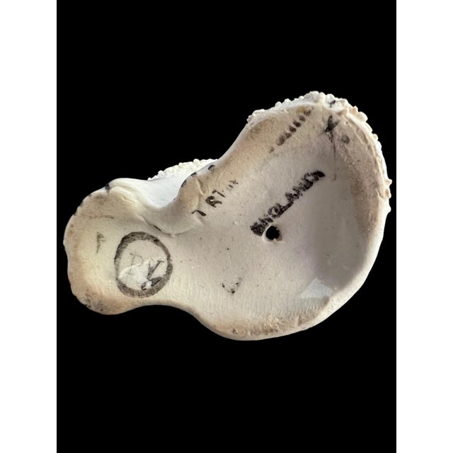 Cream Pair of Miniature English Staffordshire Poodle Figurines, 1950s, 3ʺ Tall For Sale - Image 8 of 11