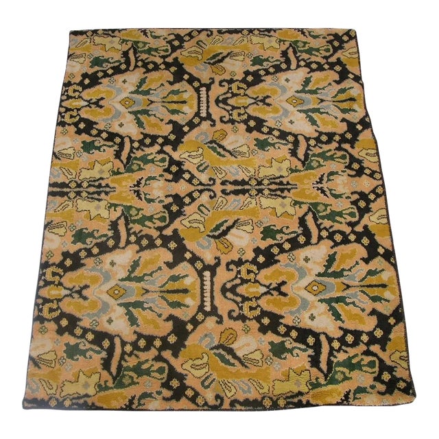 Antique Spanish Rug 6.3x4.10 For Sale