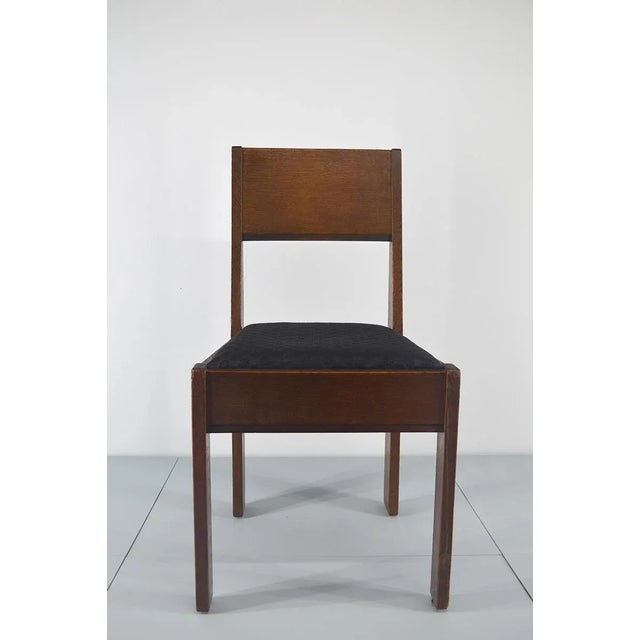 Wood Chair by J.A. Muntendam for L.O.V. Oosterbeek, 1924 For Sale - Image 7 of 7