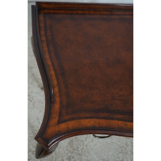 Maitland Smith Burlwood 1 Drawer Writing Desk For Sale - Image 12 of 18