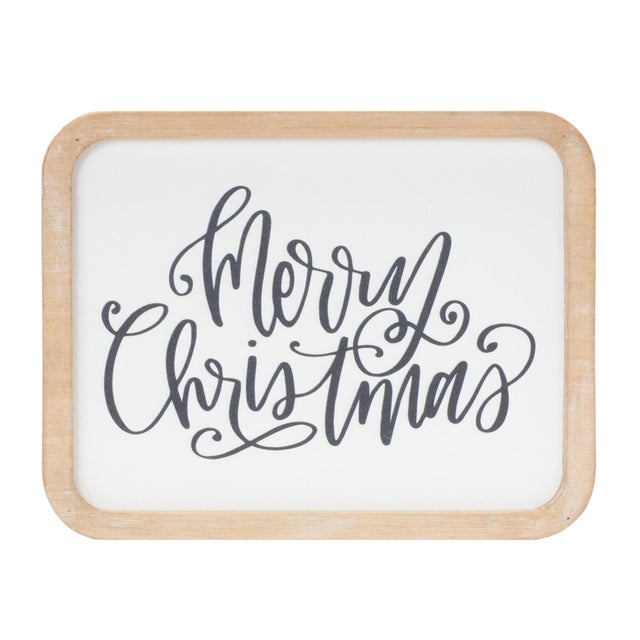 Contemporary Holiday Sentiment Plaque (Set of 12) For Sale - Image 3 of 4