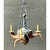 Vintage Horn Motif Metal Hanging Light For Sale - Image 12 of 12