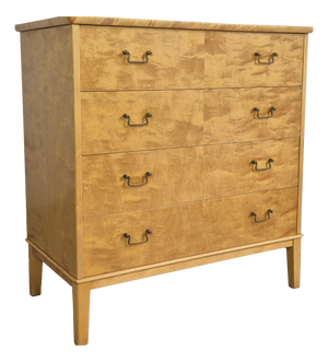 Chest of Drawers in Flame Birch, Norway, 1950s