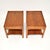 Vintage Georgian Style Side Tables in Yew Wood, 1950, Set of 2 For Sale - Image 6 of 13