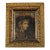 Antique French Style Oil on Canvas Miniature Portrait of a Man in Historical Costume For Sale