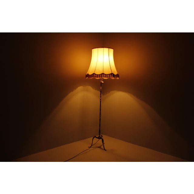 Large Old World Brass Lamp, Germany, 1950s For Sale - Image 4 of 18