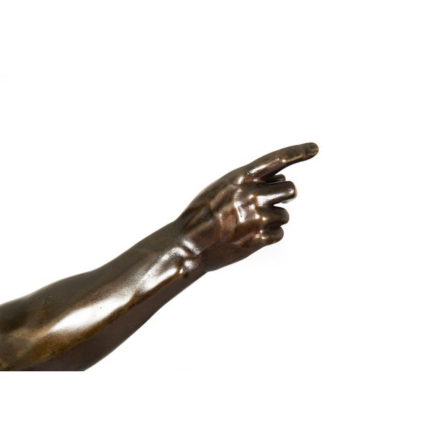 Italian Grand Tour Bronze Sculpture “Augustus Prima Porta” by Boschetti Ca. 1870 For Sale - Image 16 of 17