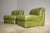 Green Eco-Leather Armchairs, 1970s, Set of 2 For Sale - Image 3 of 10