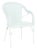 Baby Blue California Armchair, Set of 2 - Baby Blue/White For Sale - Image 8 of 10