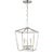 Chapman & Myers By Visual Comfort Studio Dianna 3-Light Mini Pendant in Brushed Nickel For Sale