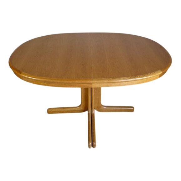 Vintage Danish Oak Dining Table, 1960s For Sale