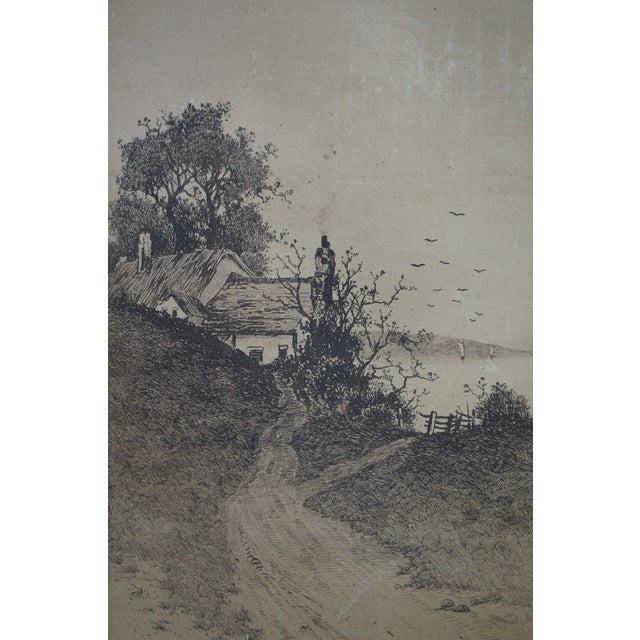 Antique Ernest C Rost Signed Four Seasons Panoramic Landscape Print 32" For Sale - Image 9 of 13
