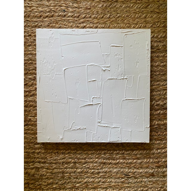 Sarah Trundle Sarah Trundle, Contemporary Abstract Mixed Media Painting, "Whiteout" For Sale - Image 4 of 4