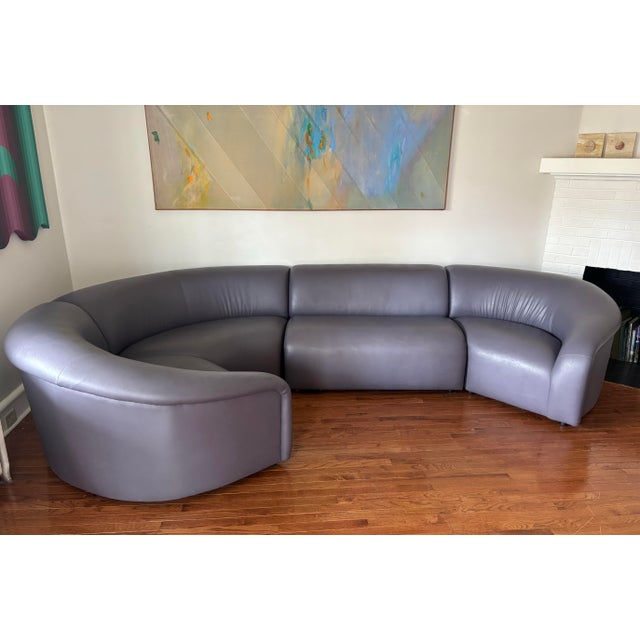 1990s Preview Furniture Sectional Sofa by Vladimir Kagan For Sale - Image 6 of 7