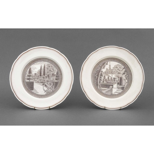 Black Wedgwood the Garden Club of America Plates, 12 For Sale - Image 8 of 14