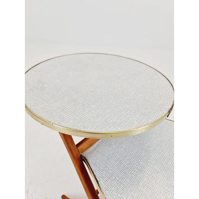 Large Mid-Century Minimalist German Plant Stand from Opal, 1950s For Sale - Image 7 of 17