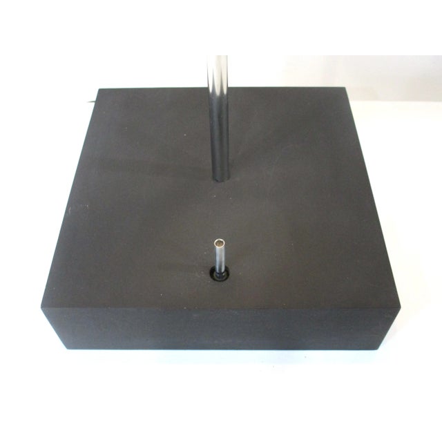 Textile Mid Century Table Lamp in the Style of Lightolier For Sale - Image 7 of 10