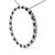 .925 Sterling Silver 2.0 Cttw Alternating Black and White Diamond Open Hoop Circle Pendant Necklace (H-I Color, I2-I3 Clarity) - 18" Inches For Sale - Image 4 of 5